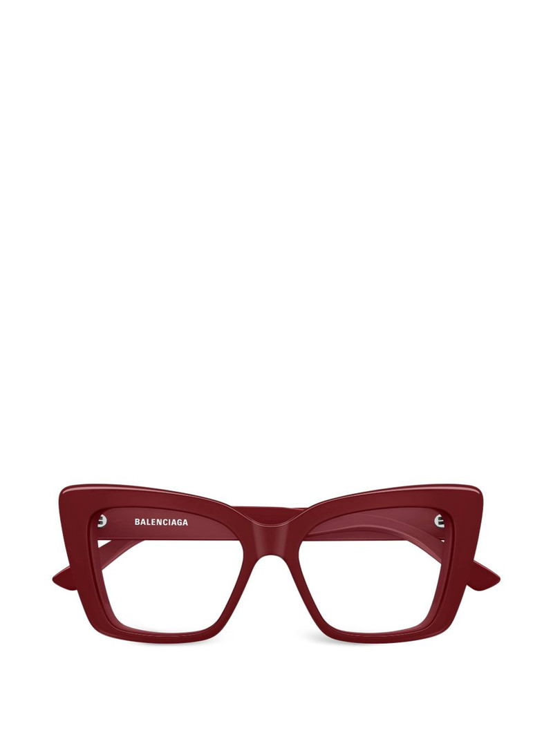geometric-frame glasses 1