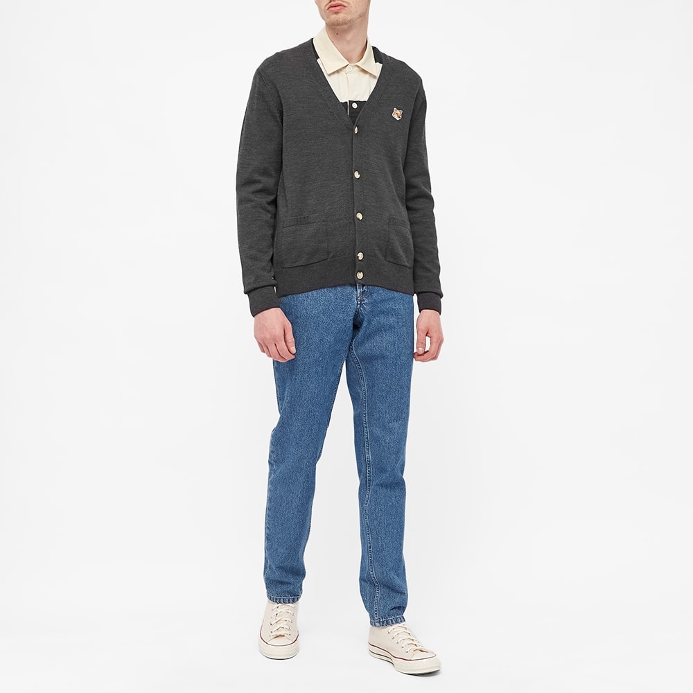 Maison Kitsuné Fox Head Patch Classic Cardigan - 6