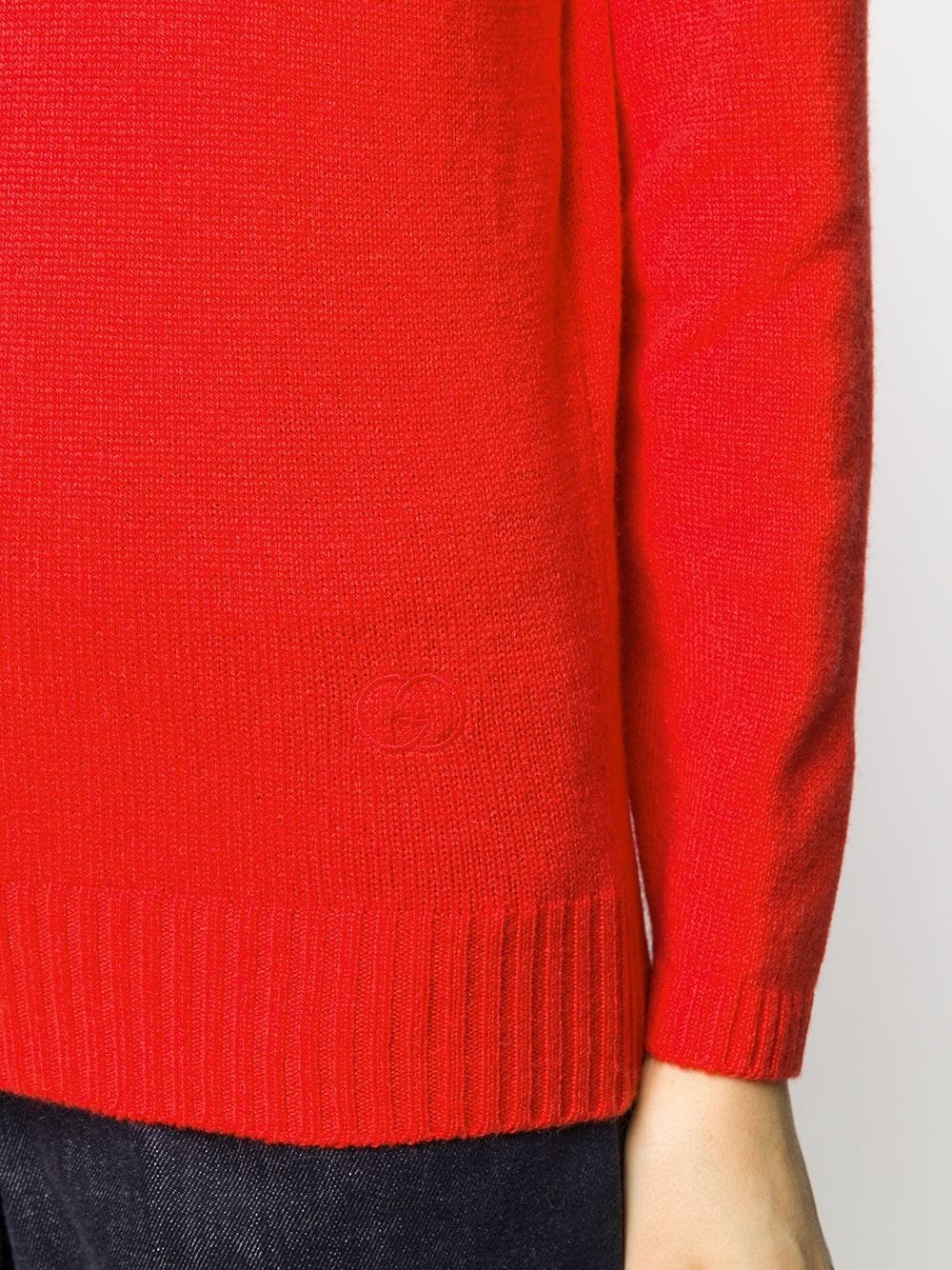 roll-neck cashmere jumper - 5