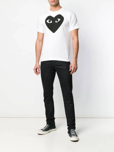 Comme des Garçons PLAY logo print T-shirt outlook