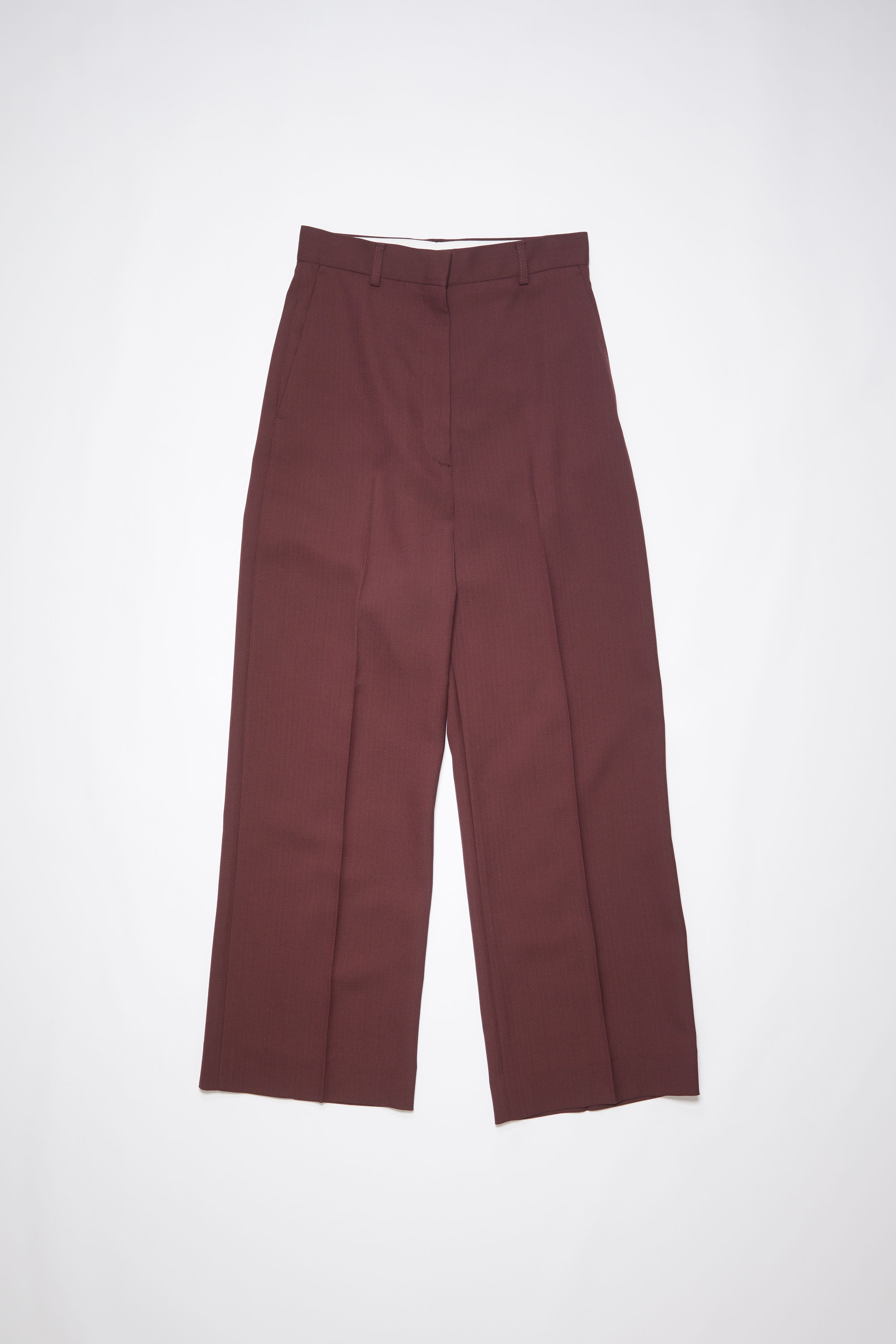 Wool blend trousers - Aubergine purple - 6