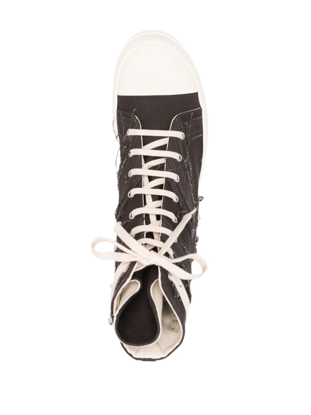 distressed high-top sneakers - 4