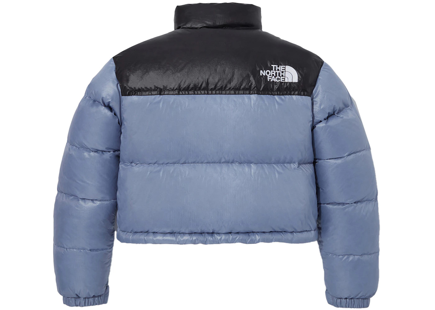 The North Face Women's Nuptse Short Jacket Pastel Blue - 2