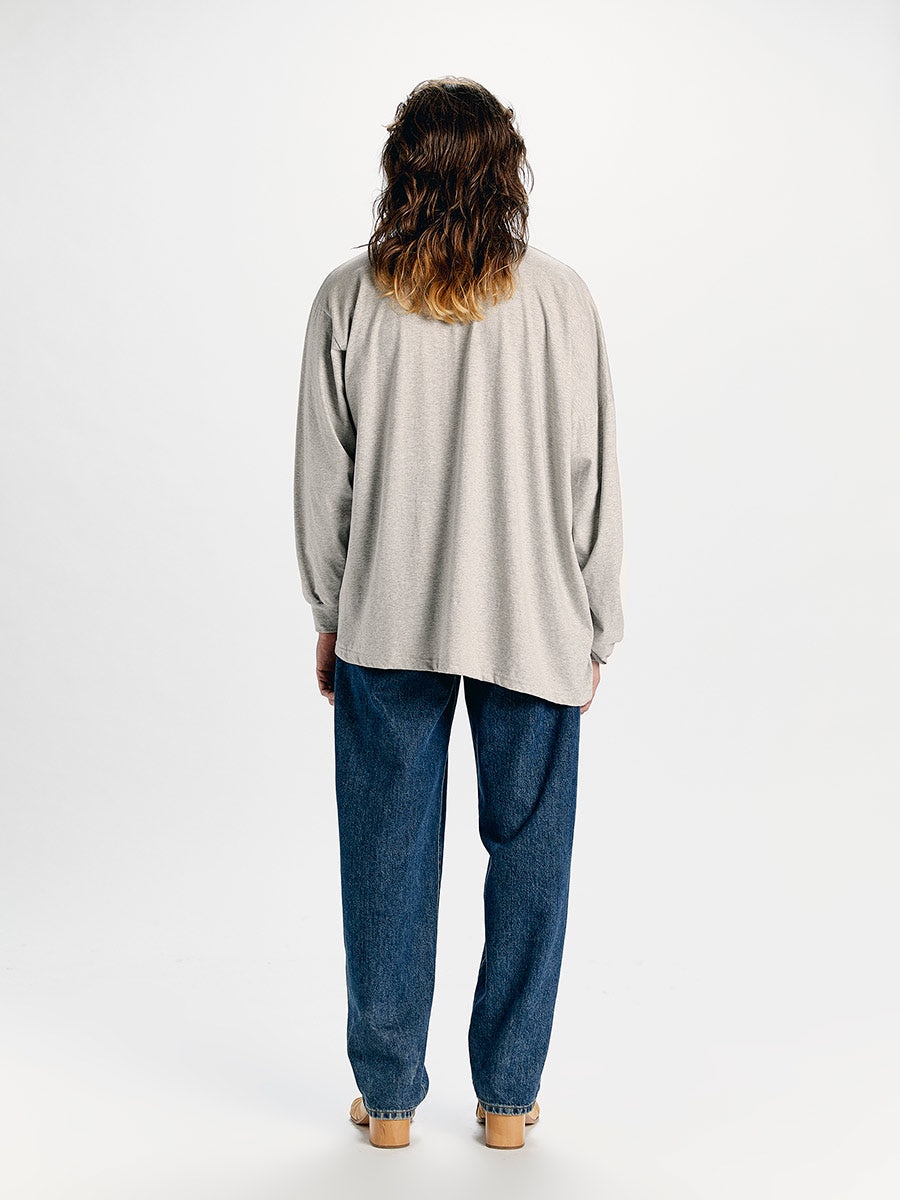 I Suffer Long Sleeve Light Grey - 6