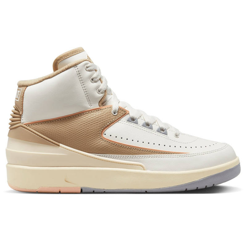 AIR JORDAN 2 RETRO WOMEN'S MUSLIN - SAIL/DESERT/SUNSET HAZE - 1