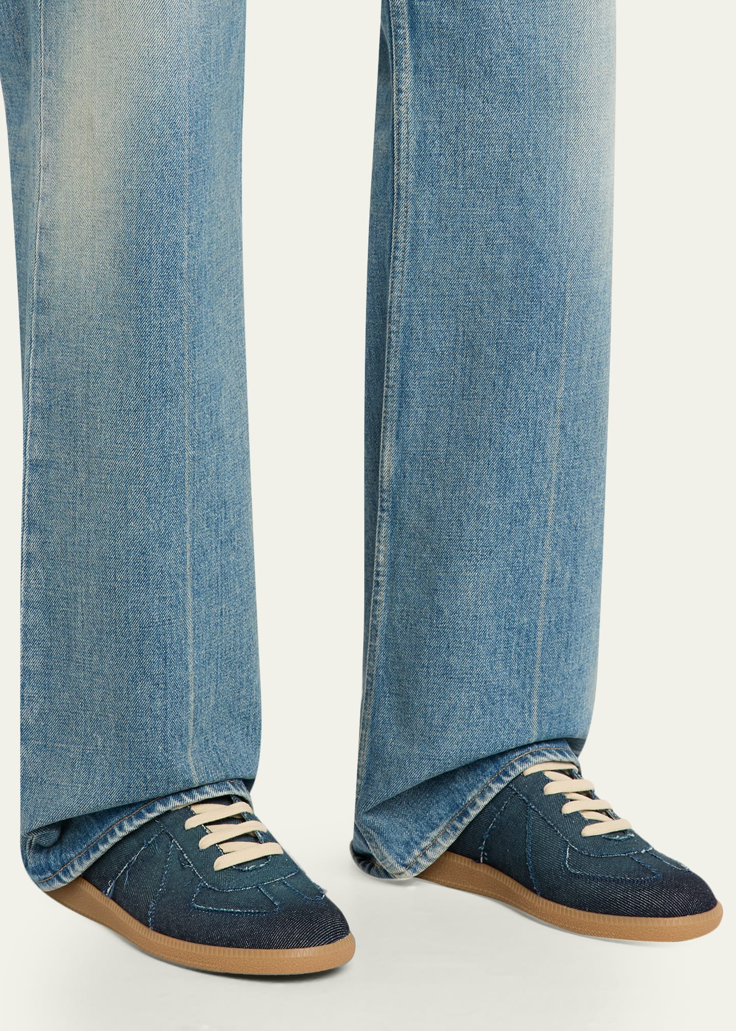Men's Replica Denim T-Toe Low-Top Sneakers - 2