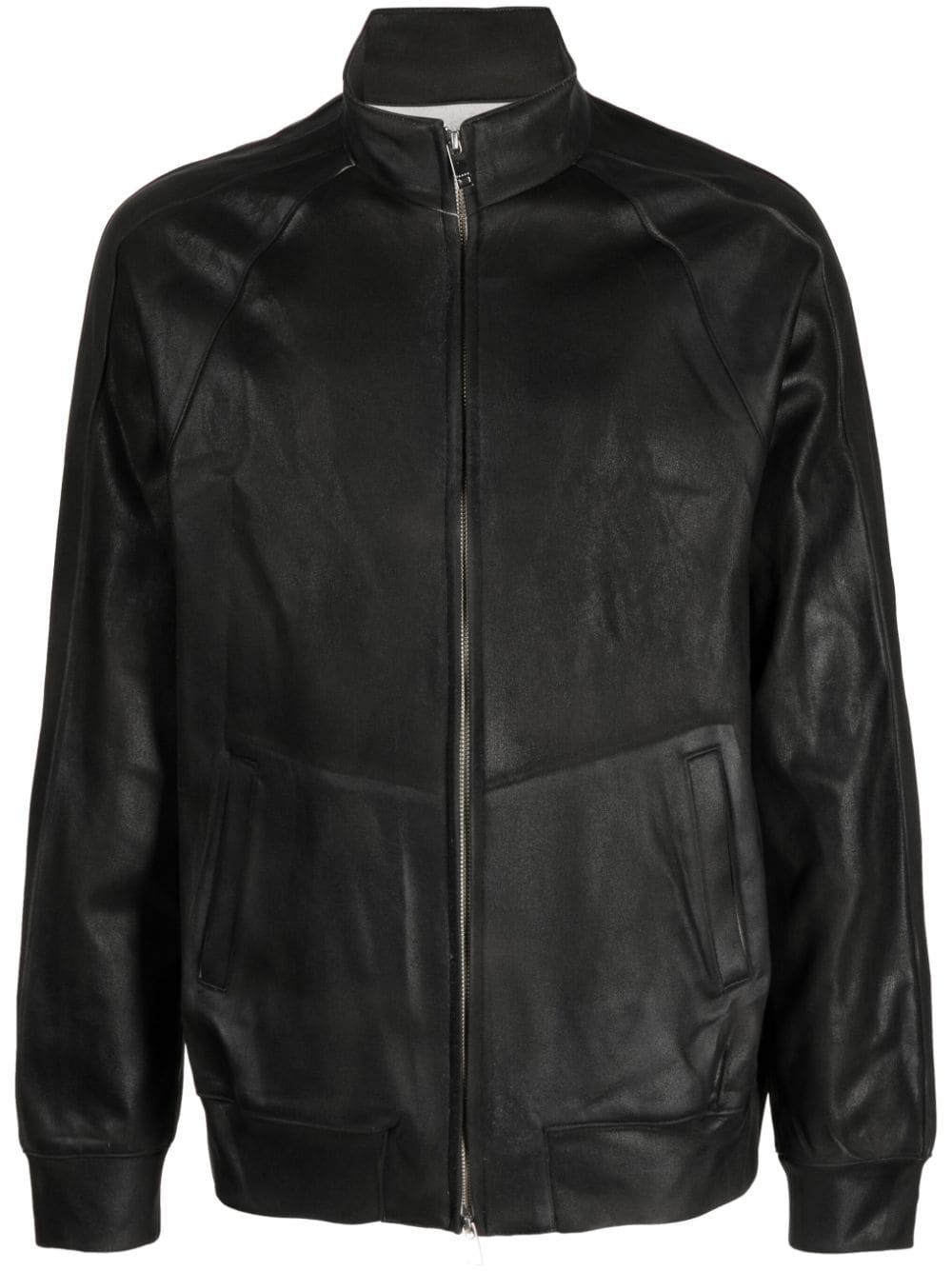 high-neck zipped bomber jacket - 1