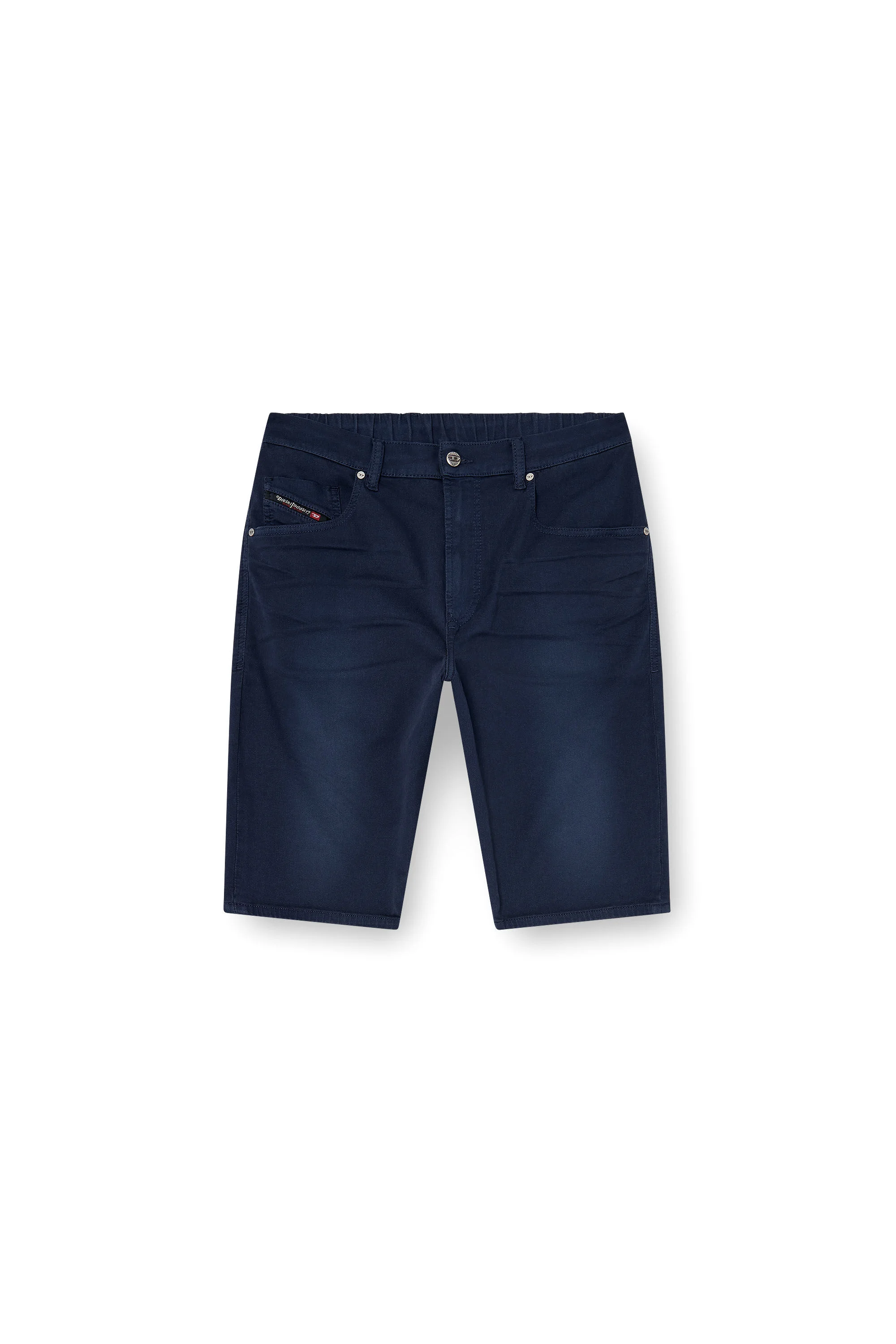 SLIM SHORTS IN COLOURED DENIM - 1