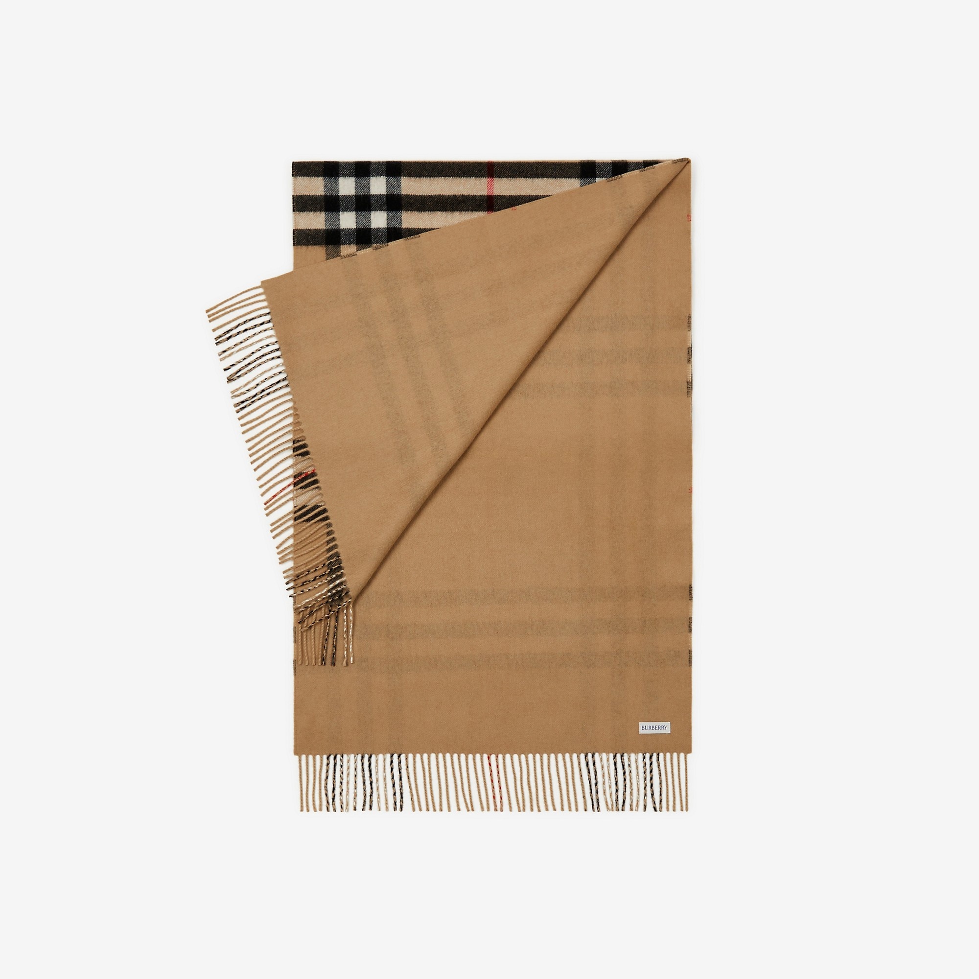 Reversible Check Cashmere Scarf - 3