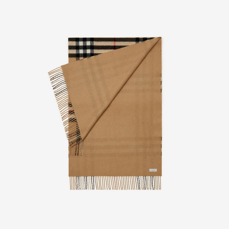 Reversible Check Cashmere Scarf 3