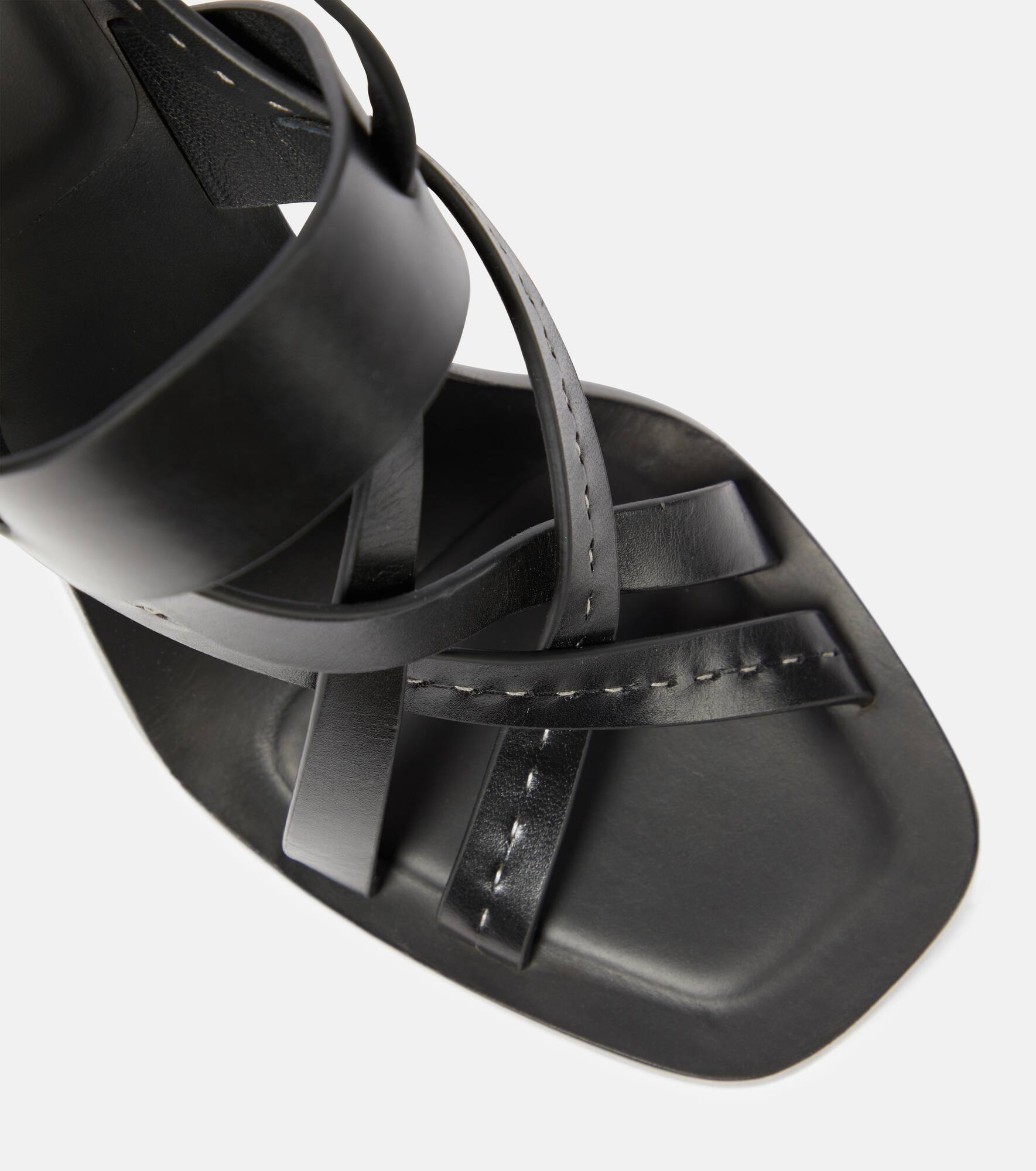 Seamhighsan 90 leather sandals - 6
