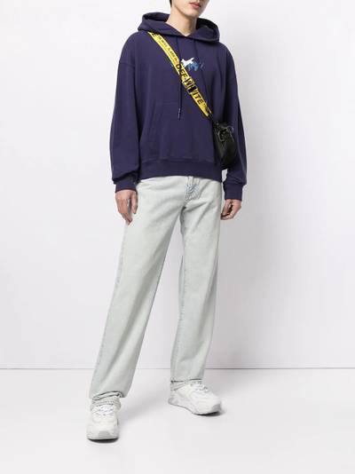 Off-White logo-patch denim jeans outlook