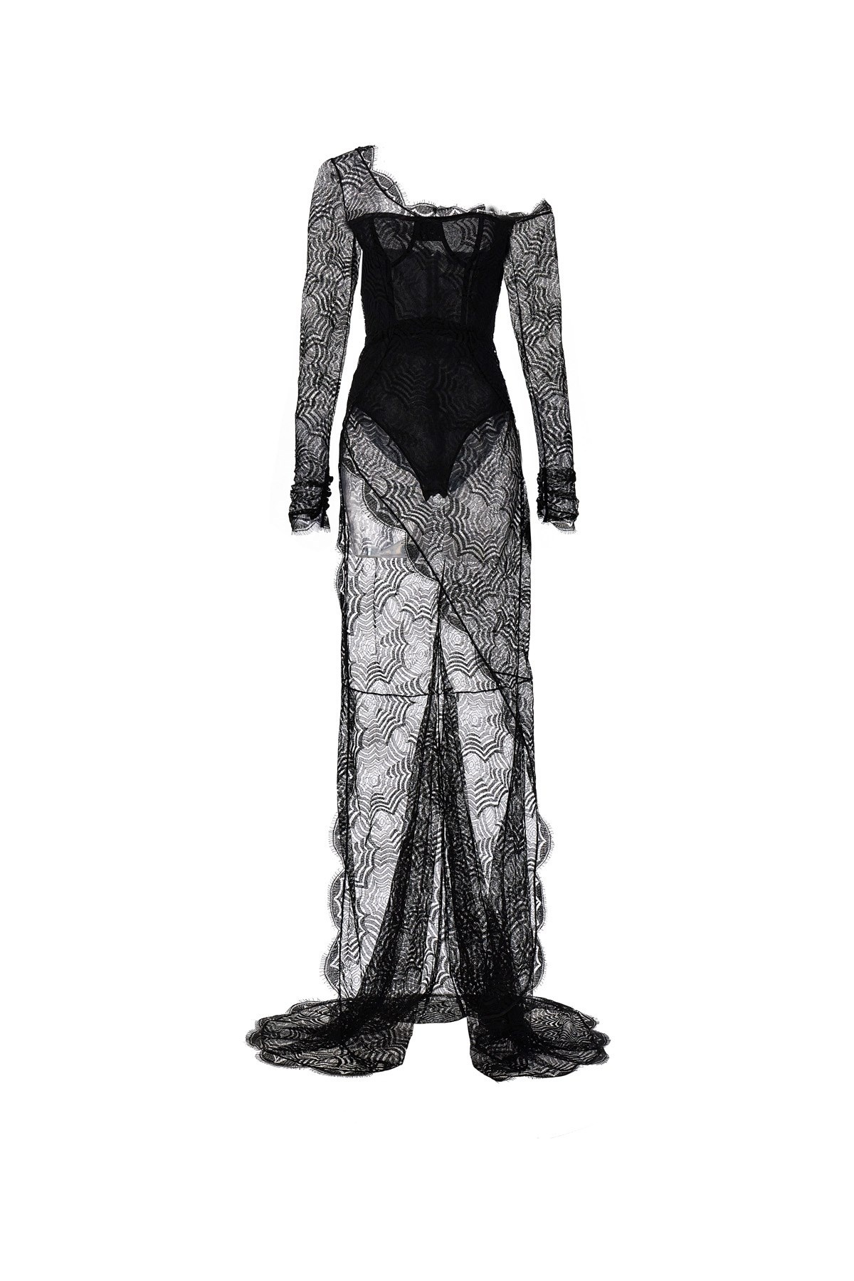 Lace Gown black - 1