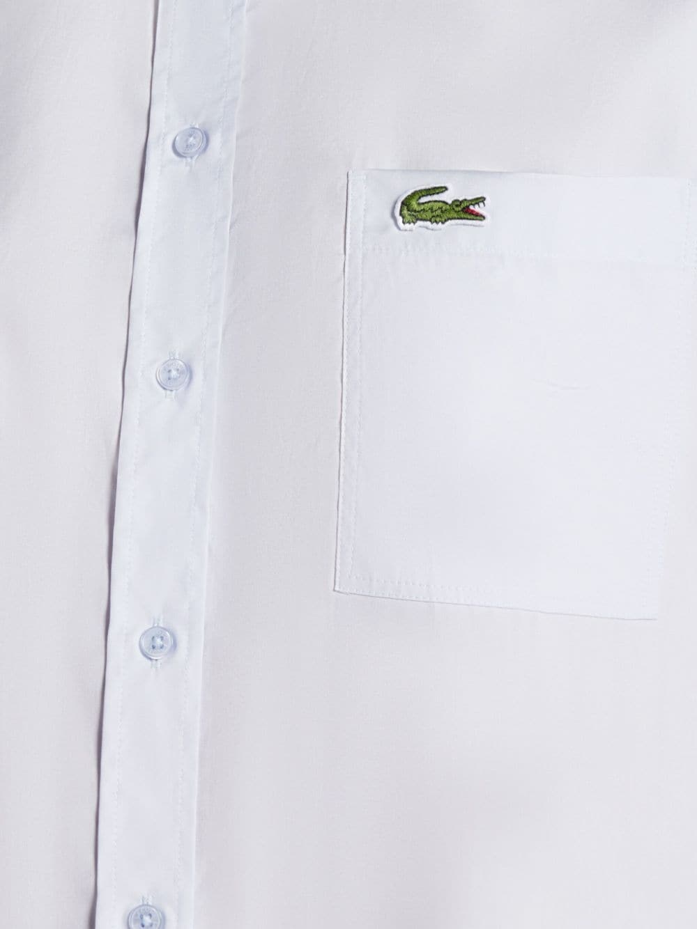 logo-appliquÃ© cotton shirt - 5