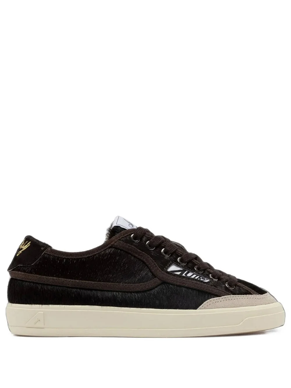 WINDSCAPE LOW SNEAKERS WITH PONY-HAIR EFFECT - 1