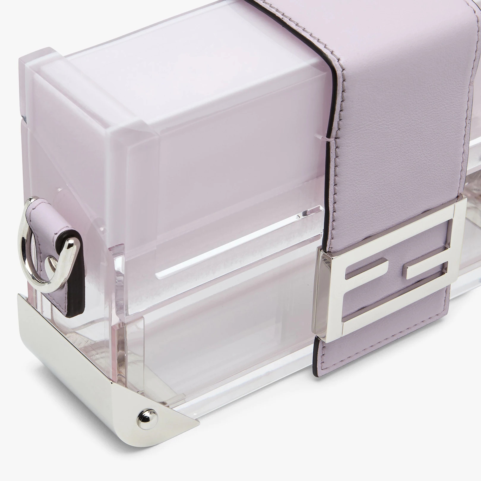 Lilac and transparent plexiglass bag - 5