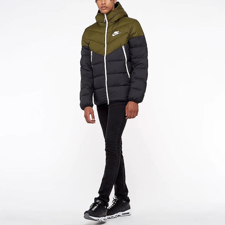 Nike Sportswear Windrunner Down Fill 'Green Black' 928834-395 - 3