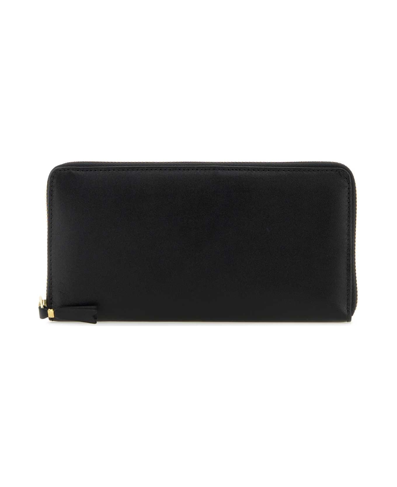 Black Leather Wallet - 1