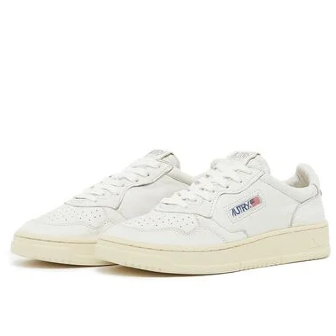 (WMNS) Autry Medalist Low Goatskin 'White' AULW-GG04 - 2
