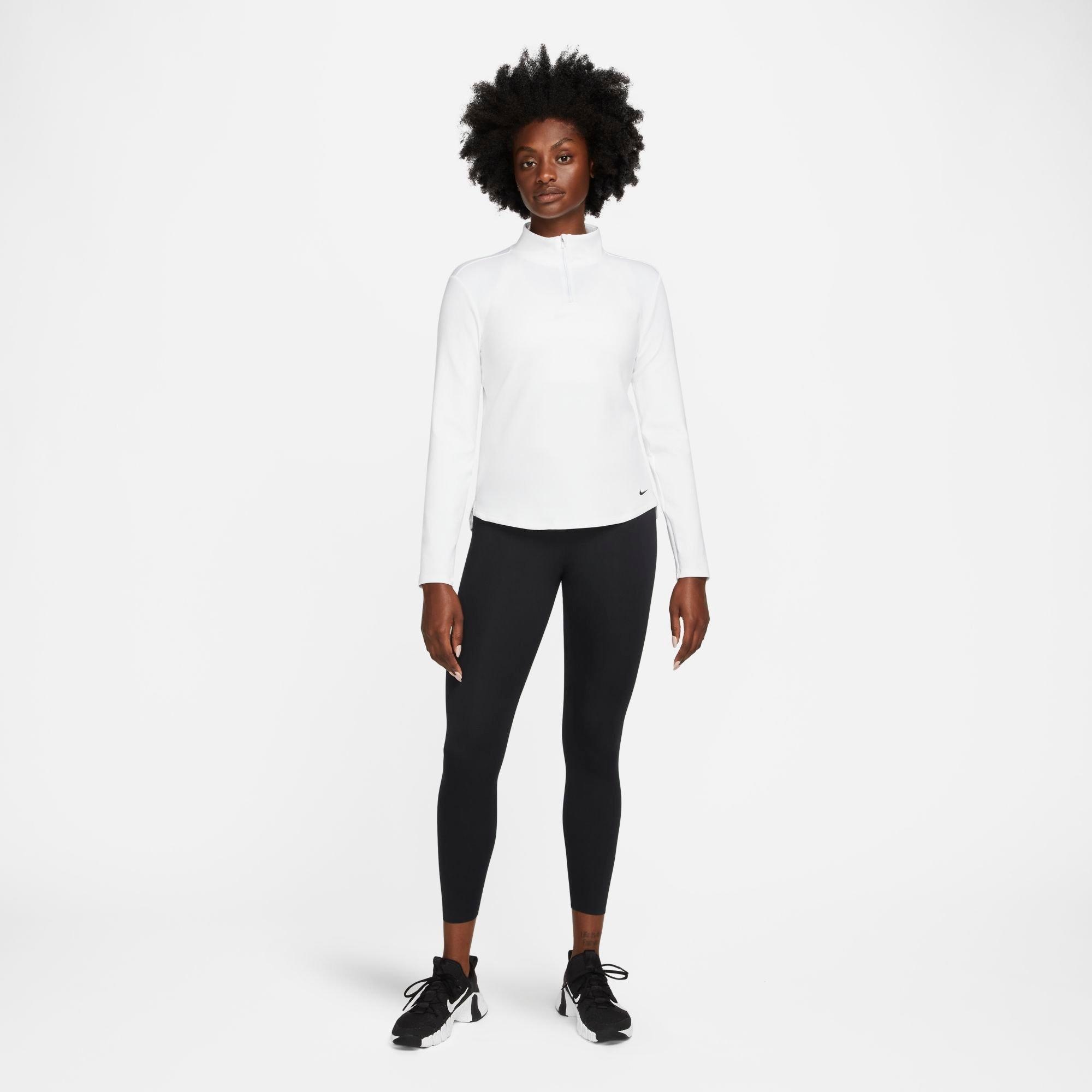 WOMEN'S NIKE THERMA-FIT ONE LONG-SLEEVE HALF-ZIP TOP - 3