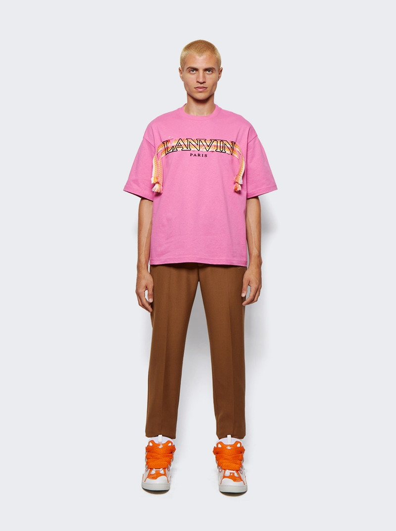 Lanvin Curb Sneakers Mandarin Orange outlook