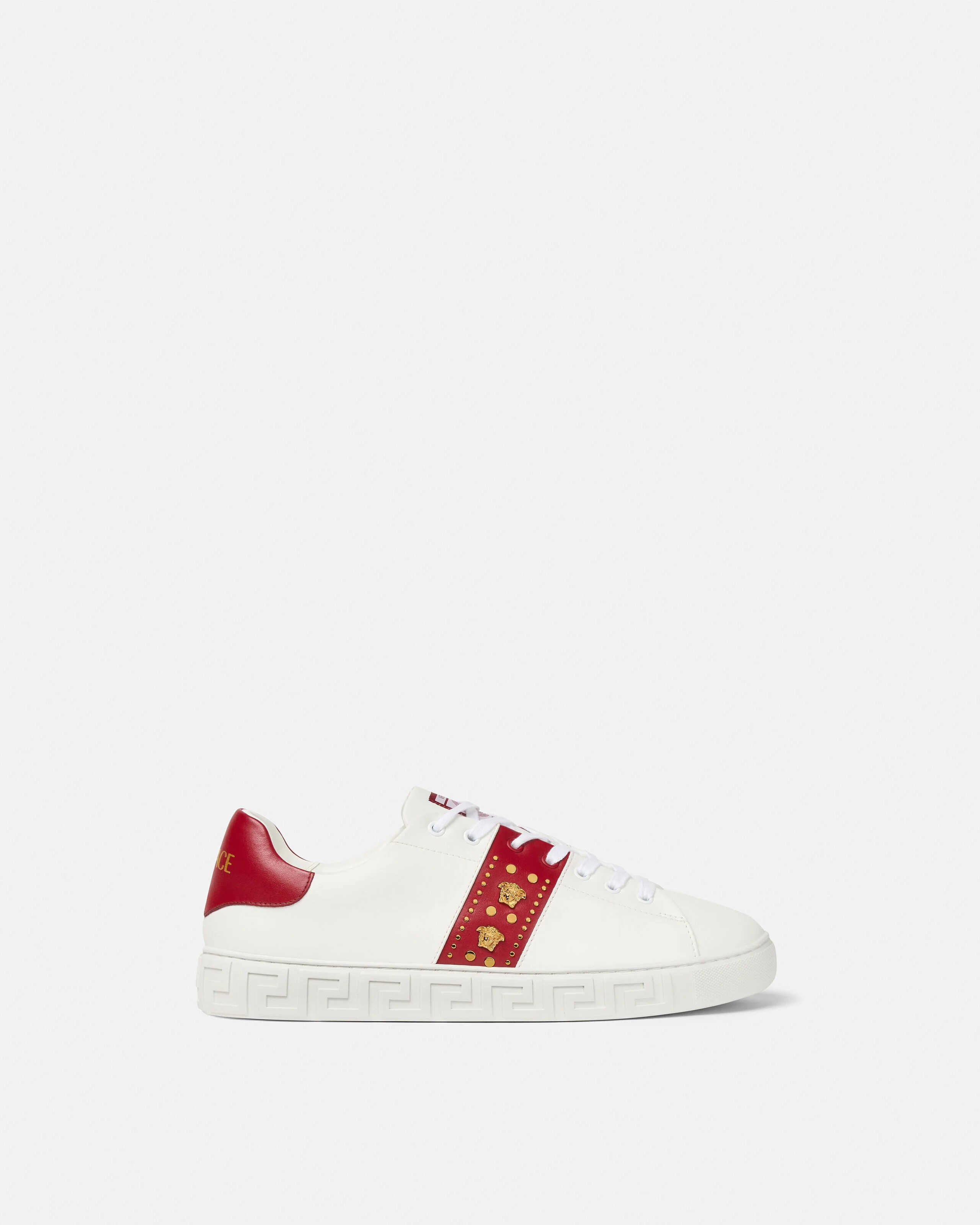 Greca Embellished Sneakers - 1