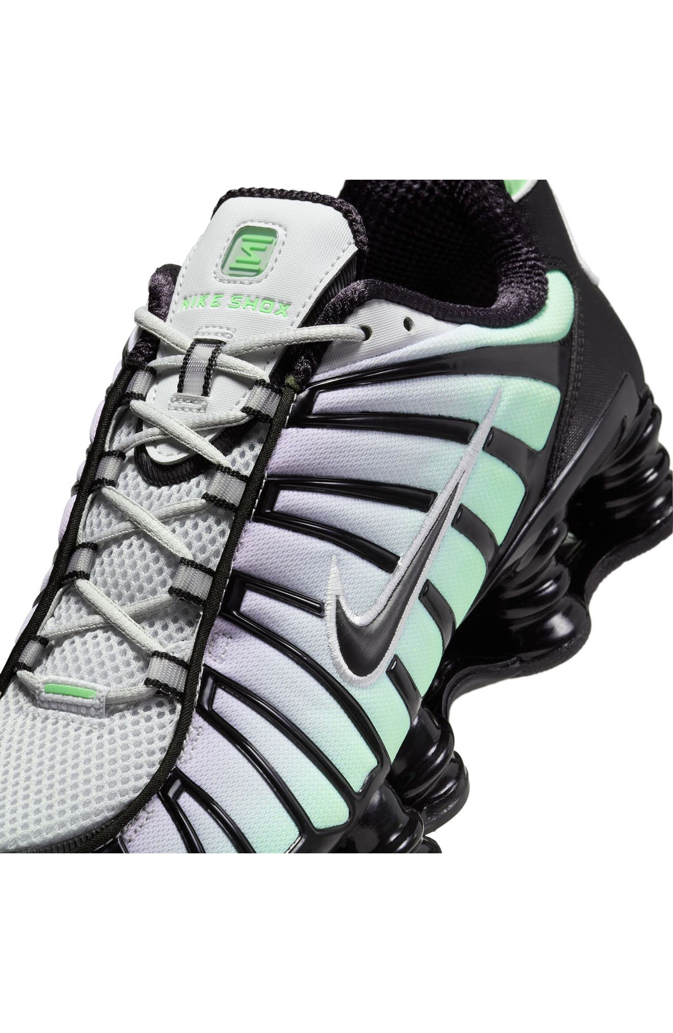 Nike Shox TL Sneaker in Vapor Green/Black/Photon at Nordstrom - 8