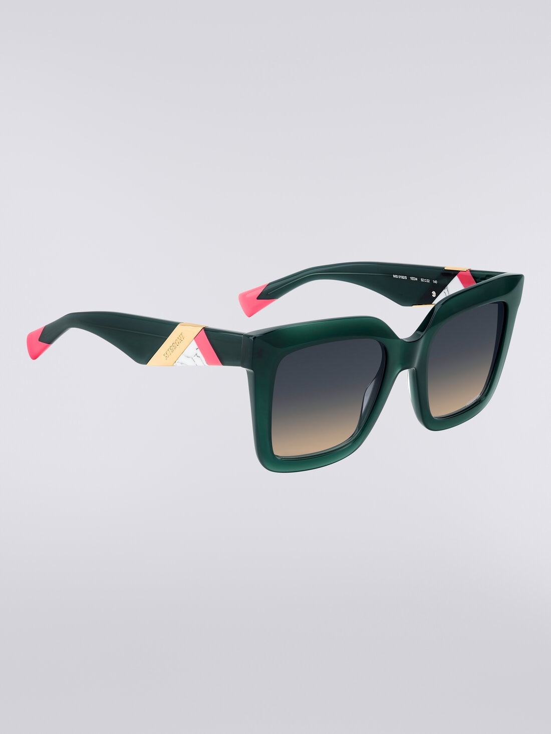 Square acetate sunglasses - 3