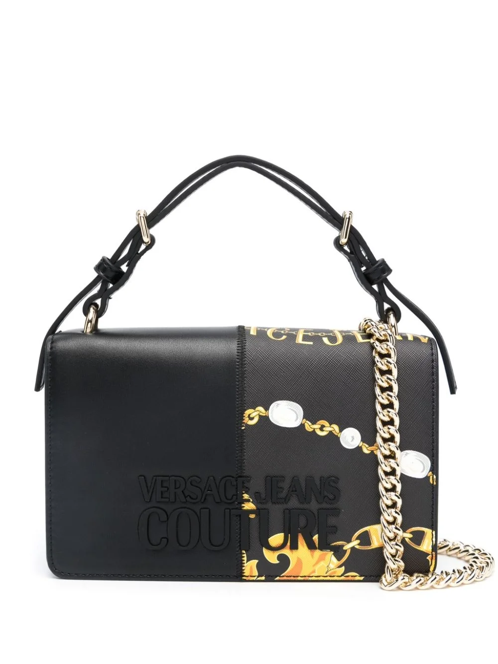 Chain Couture-print tote bag - 1