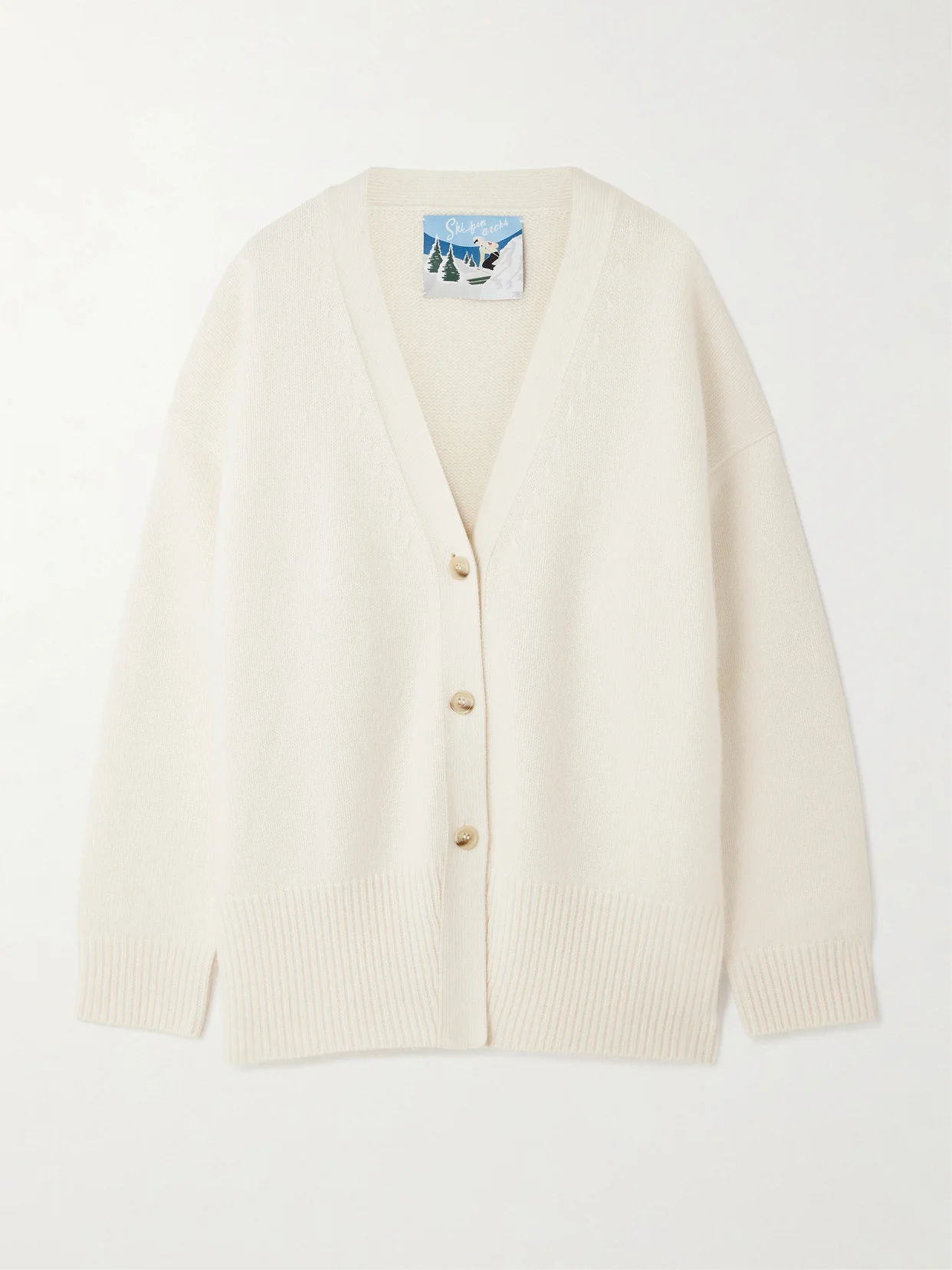 Elward Organic Cashmere Cardigan - 1
