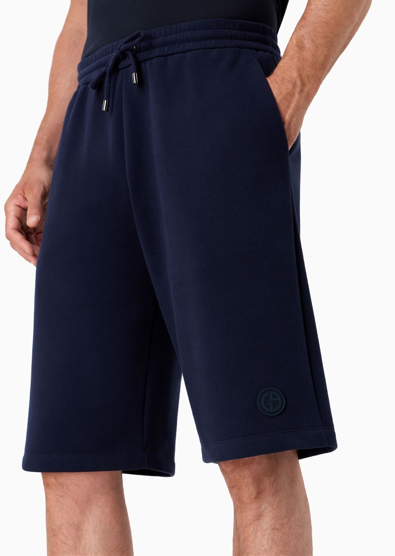 ASV cotton-blend jersey-fleece Bermuda shorts - 8