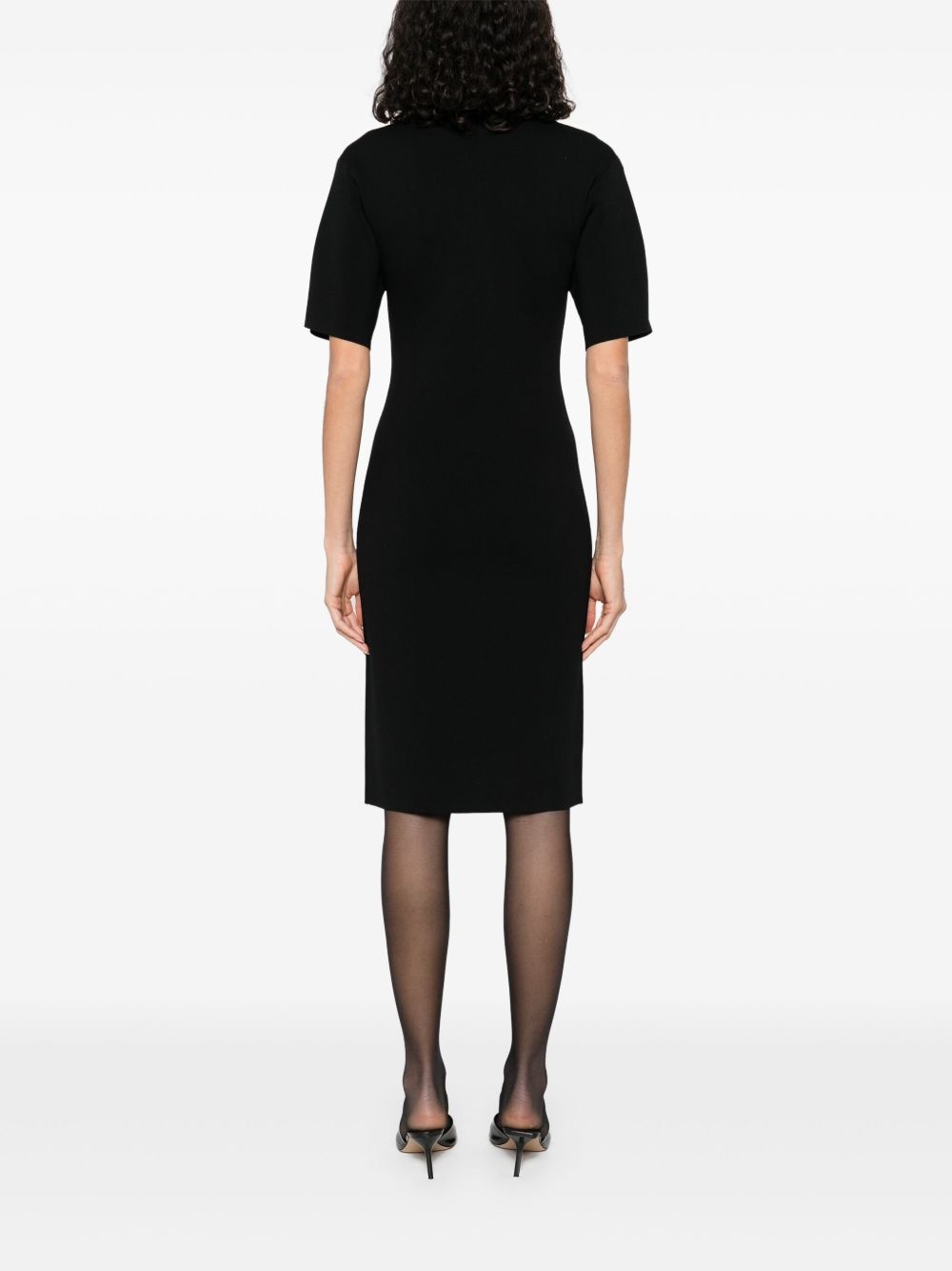 fine-knit midi dress - 4