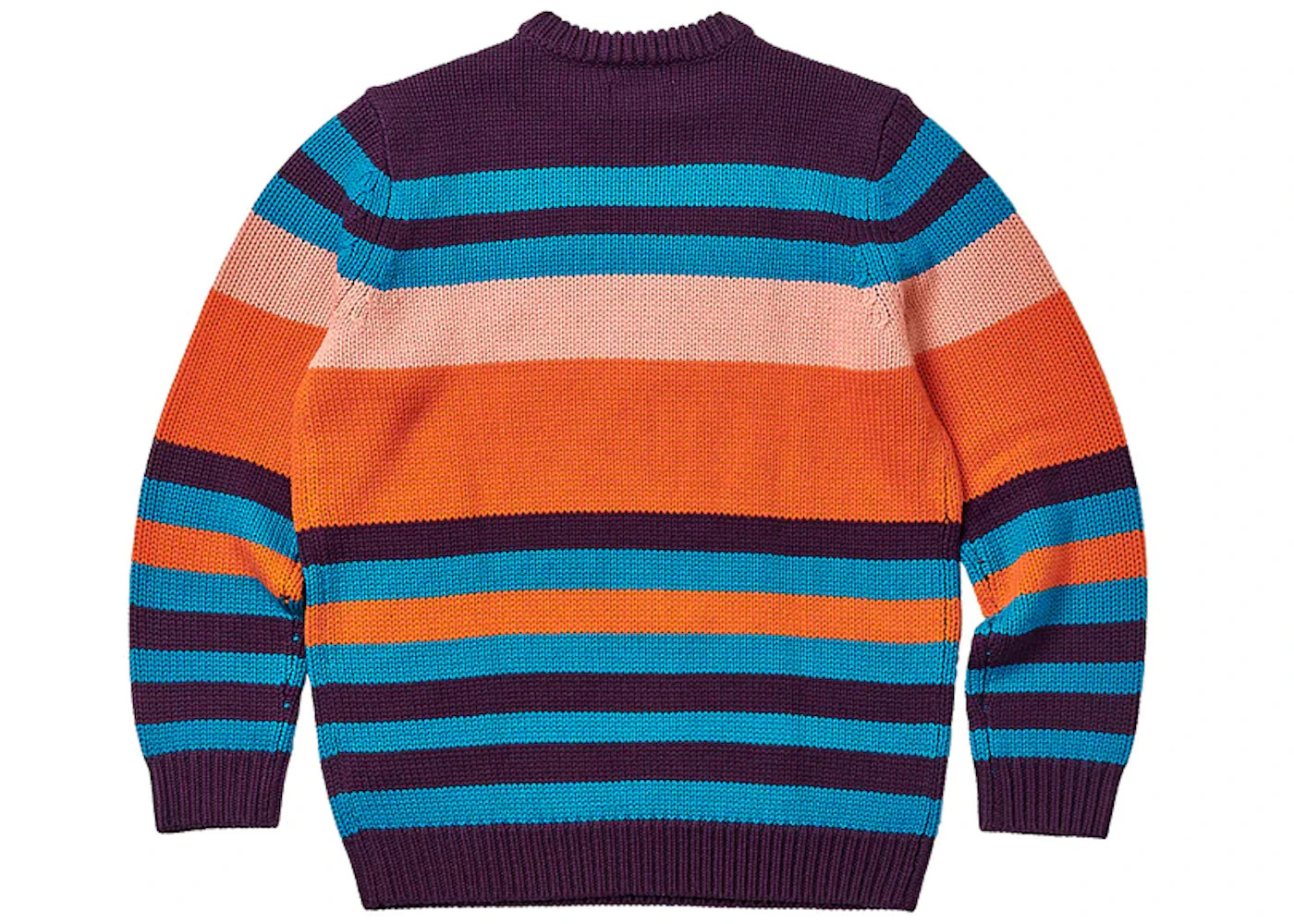 Palace Heavy Stripe Knit Orange - 2
