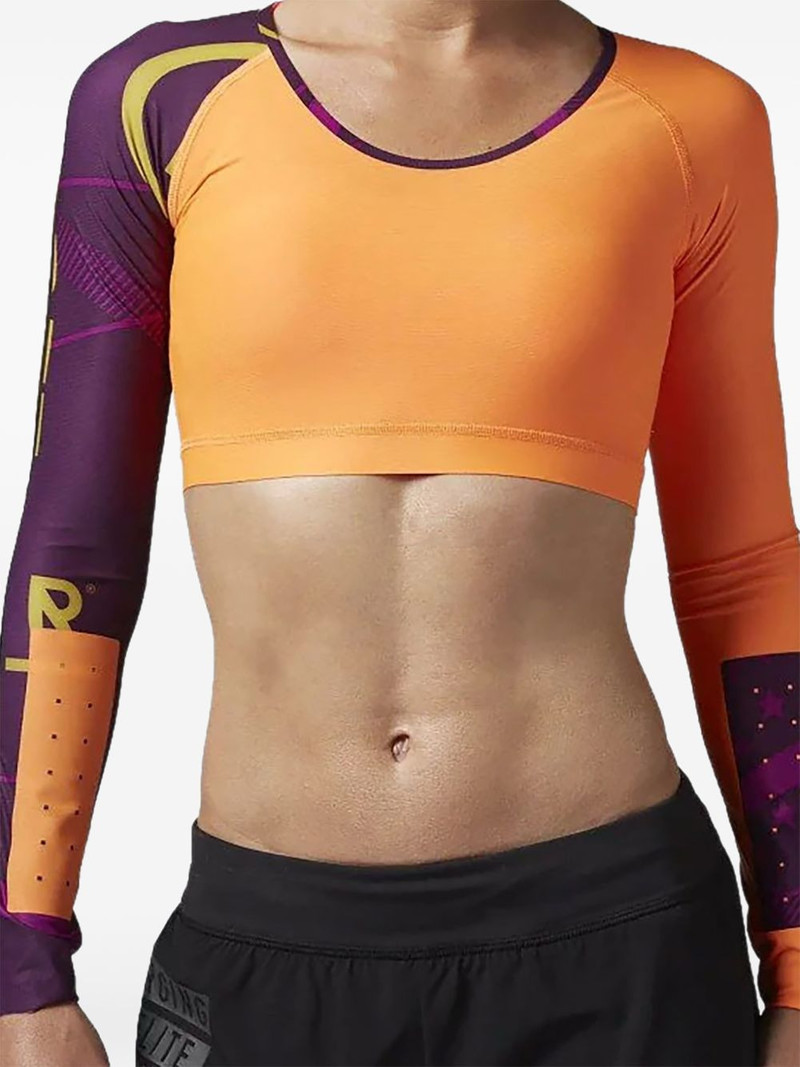 compression long-sleeve crop top 1