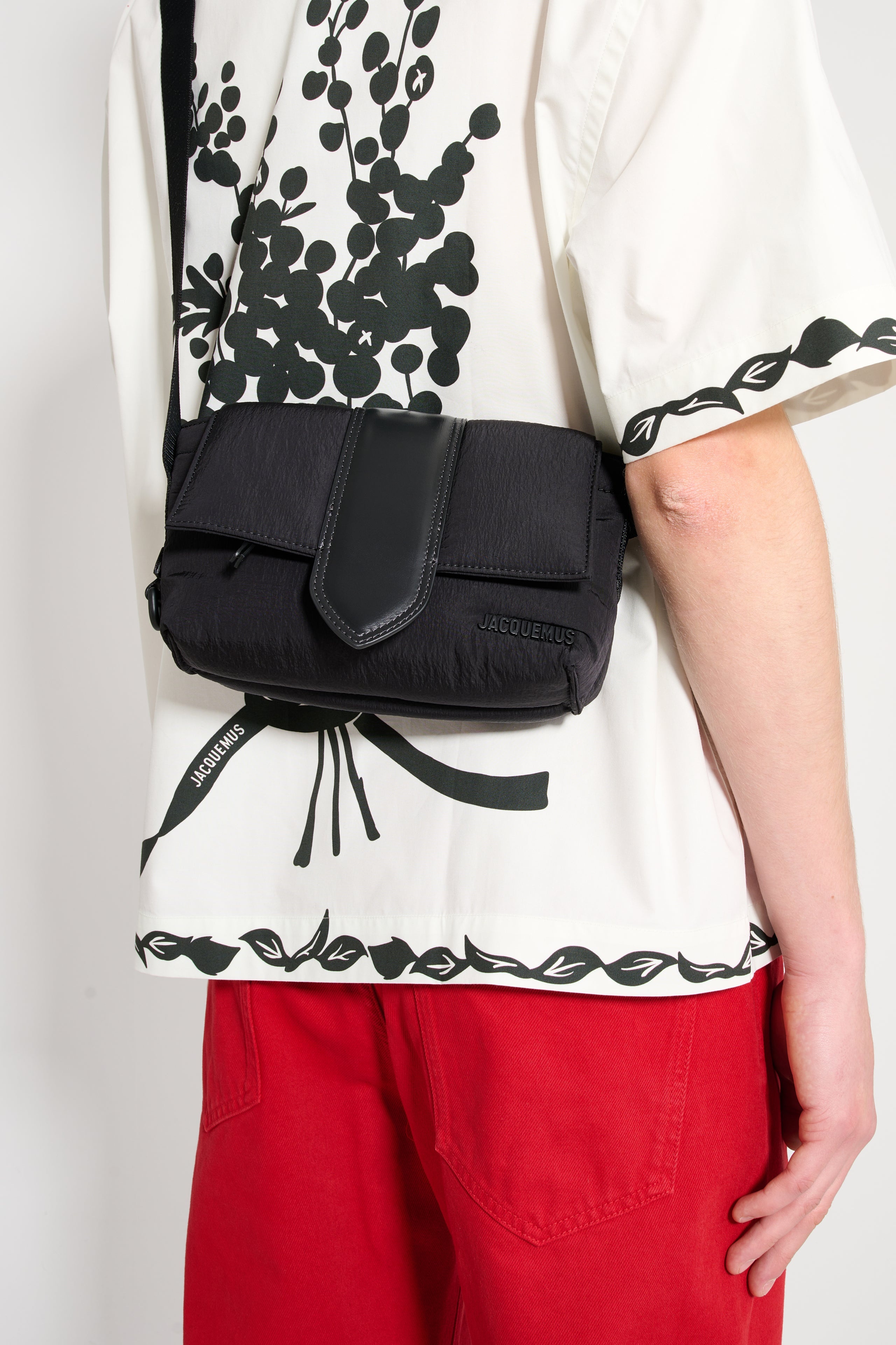 JACQUEMUS JACQUEMUS LE PETIT MESSENGER BAMBIN BLACK