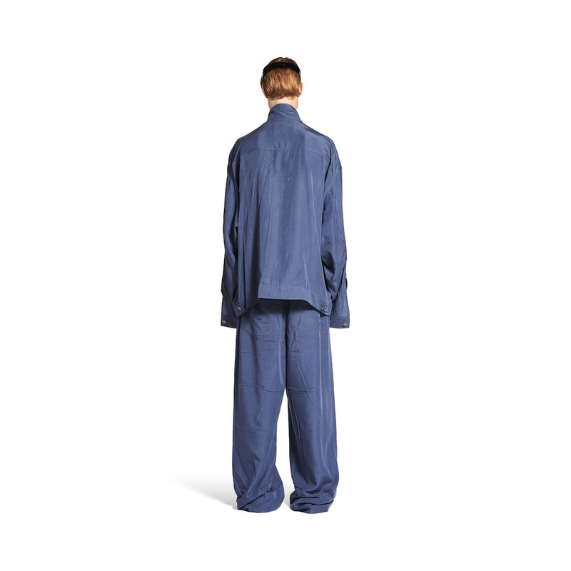 Men's Fluid Denim Jacket in Faded Blue 4