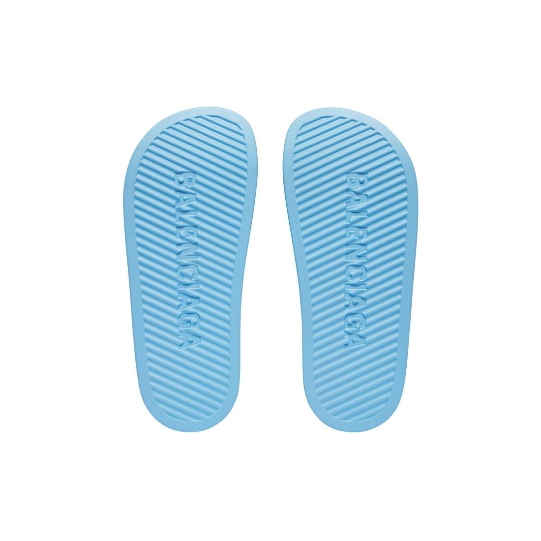 Women's Chunky Slide Sandal in Blue Sky - 7