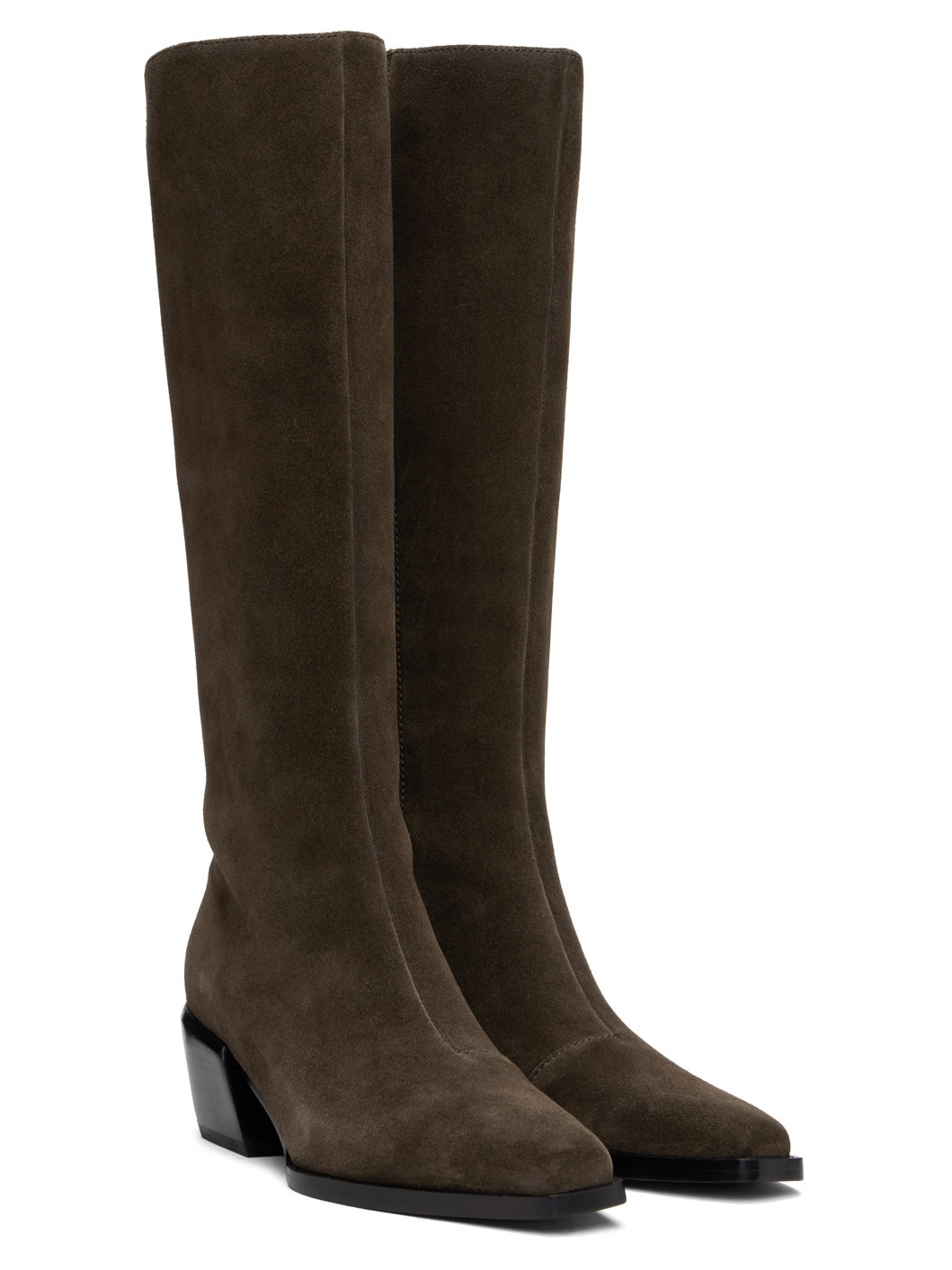 Brown Joni Knee High Tall Boots - 4