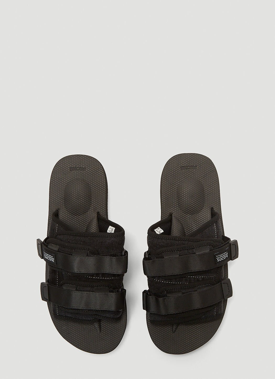 10.10 Vintage Denim Moto Slides - 2