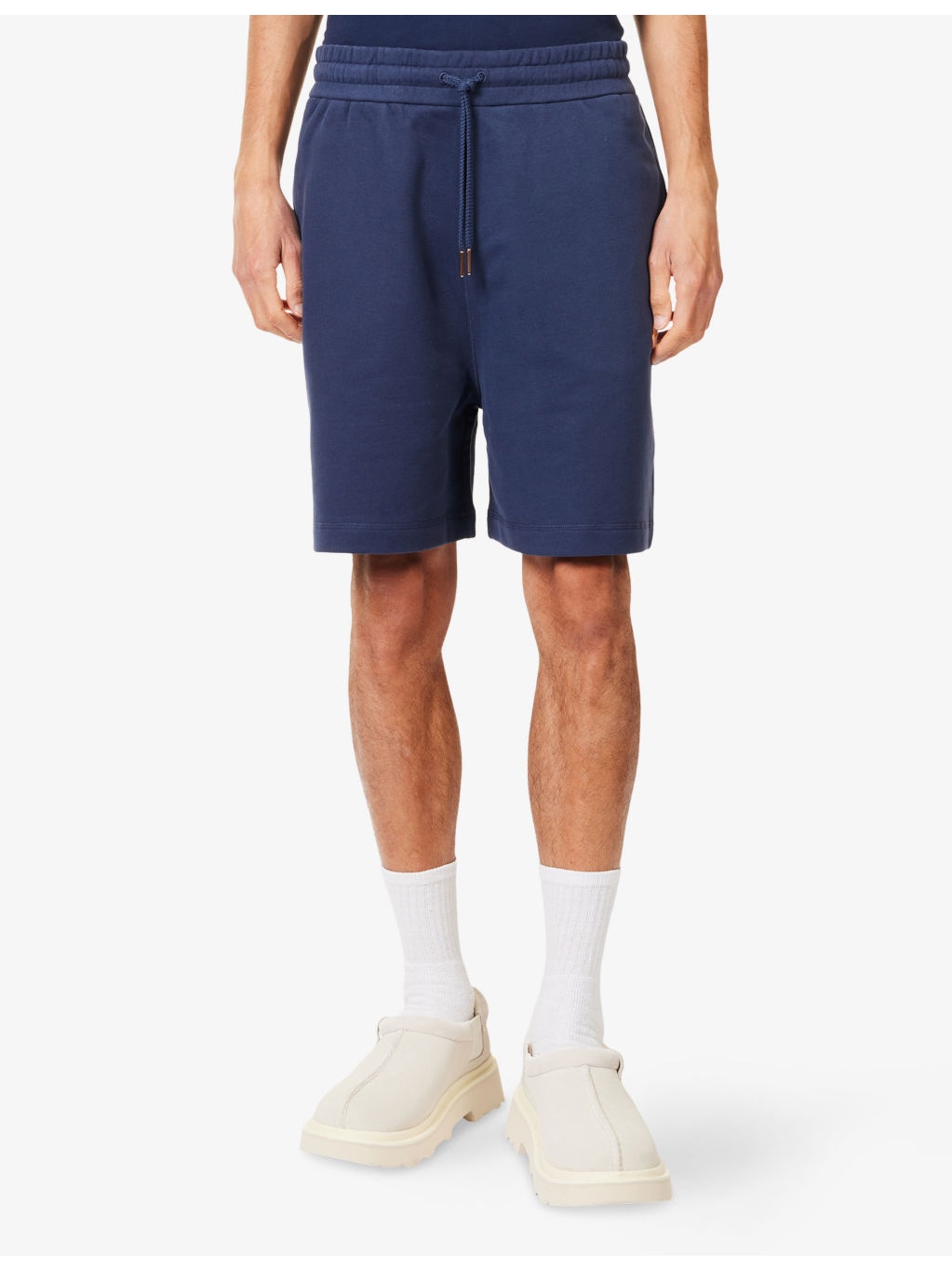 Moncler x Gilga Farm By Donald Glover Logo-Patch Relaxed-Fit Cotton-Jersey Shorts - 3