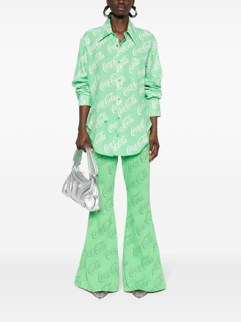 ERL x Coca-Cola monogram-print shirt outlook
