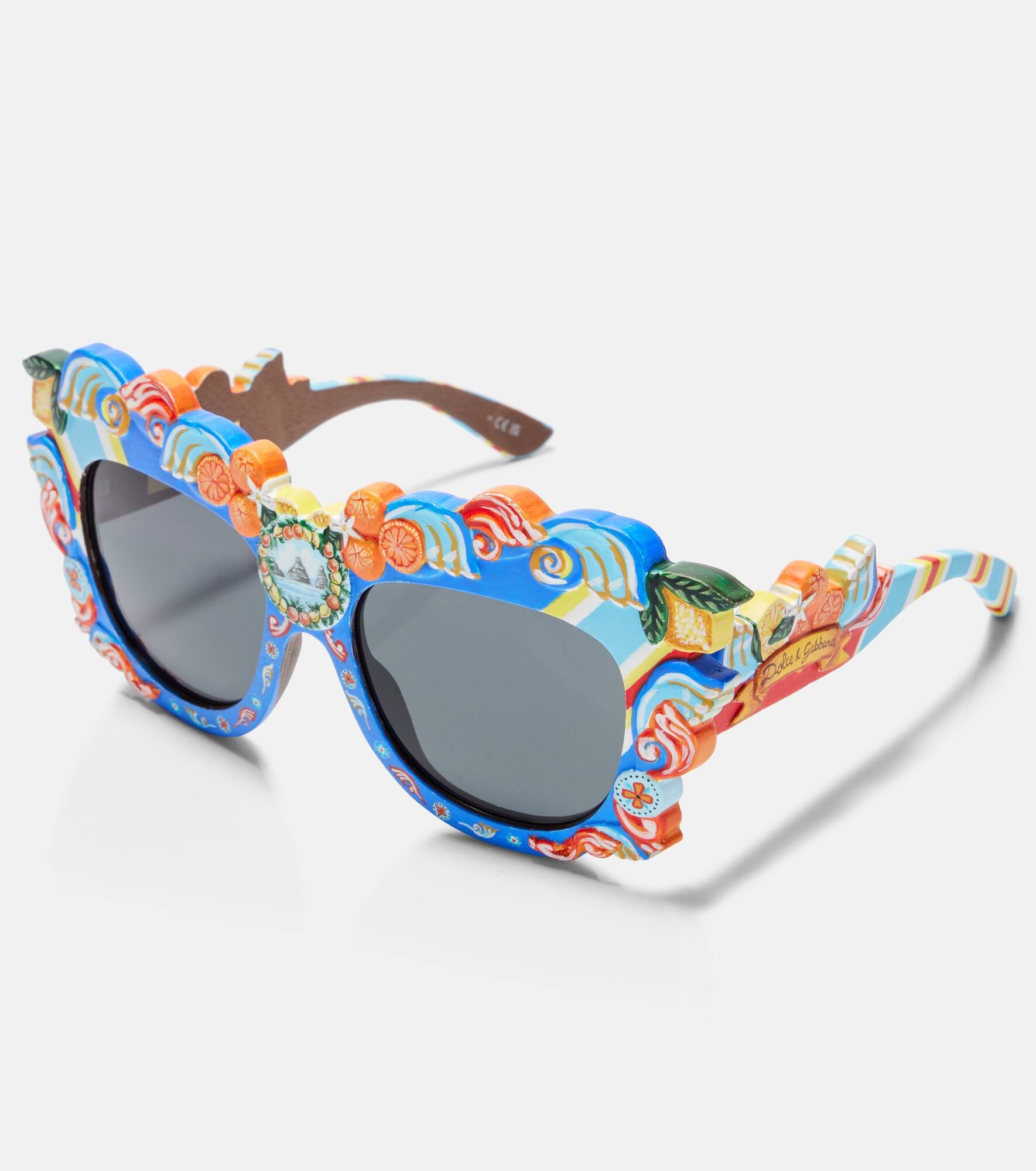 Taormina DG embellished round sunglasses - 4