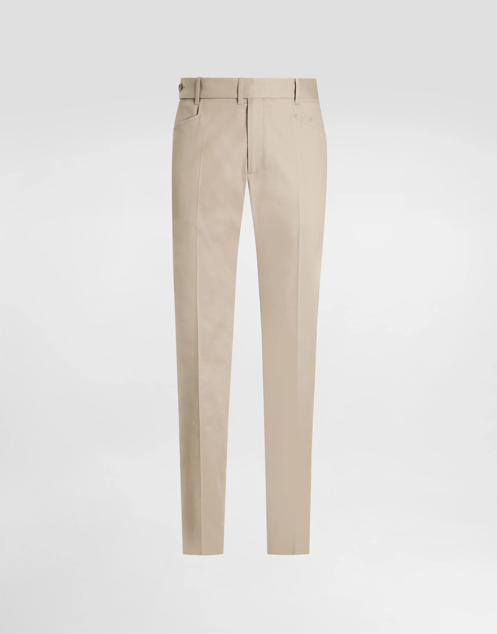 Cotton gabardine cargo trousers - 1