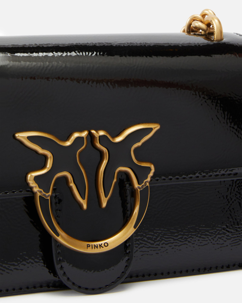 LOVE BAG SMALL LEATHER-EFFECT CROSSBODY BAG 3