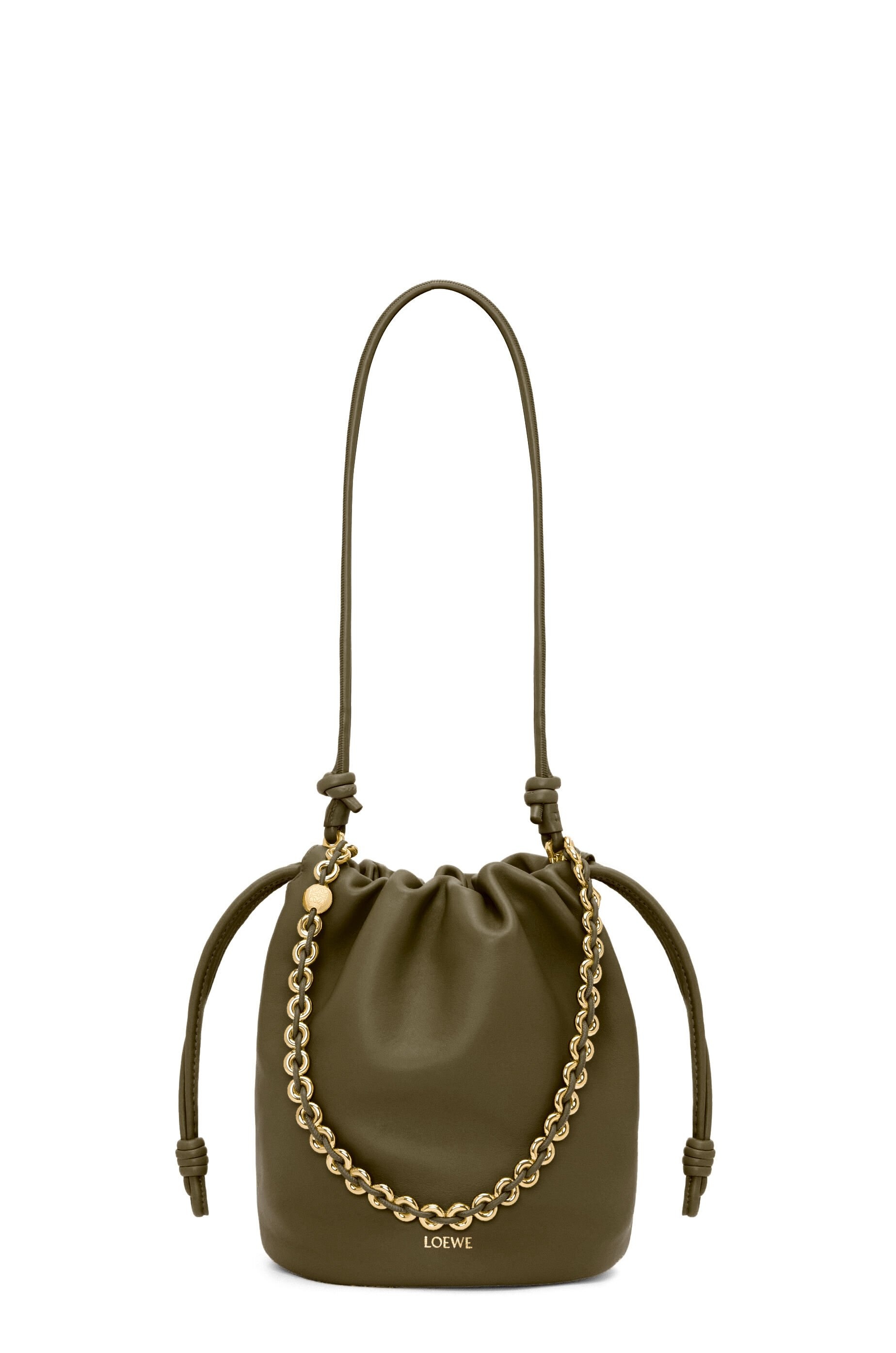 Flamenco Purse Bucket bag in mellow nappa lambskin - 8