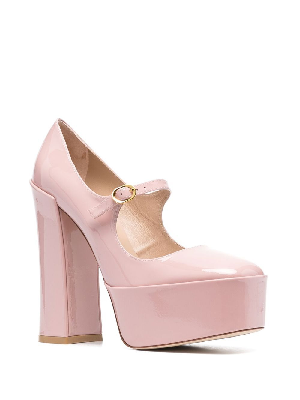round-toe 150mm pumps - 2