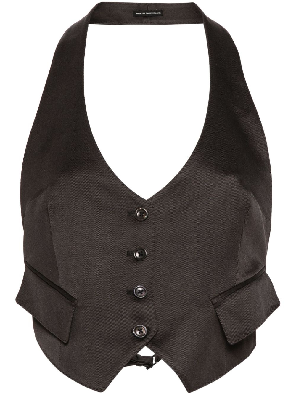 halterneck waistcoat - 1