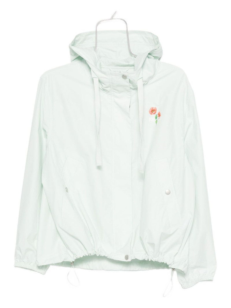 floral-print hooded jacket 1