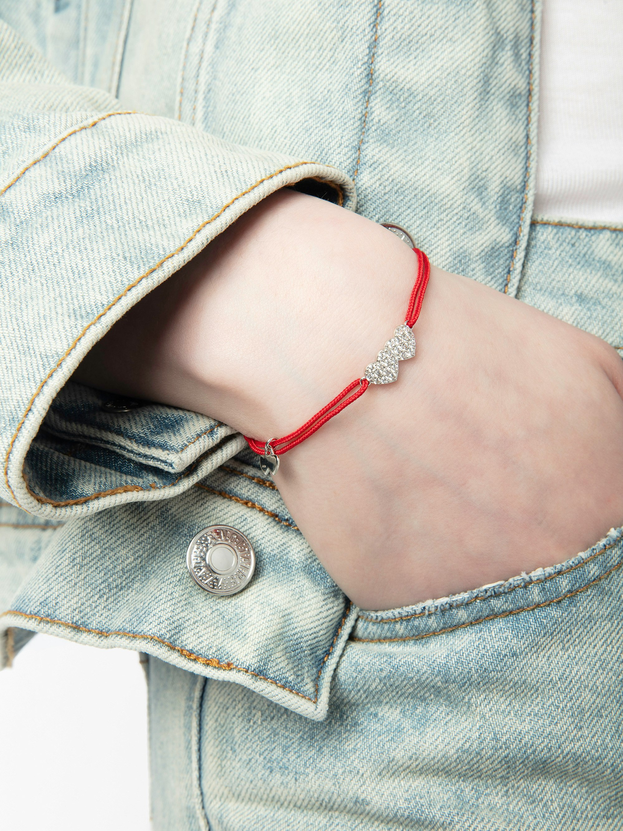 Zadig Link Heart Strass Bracelet - 3