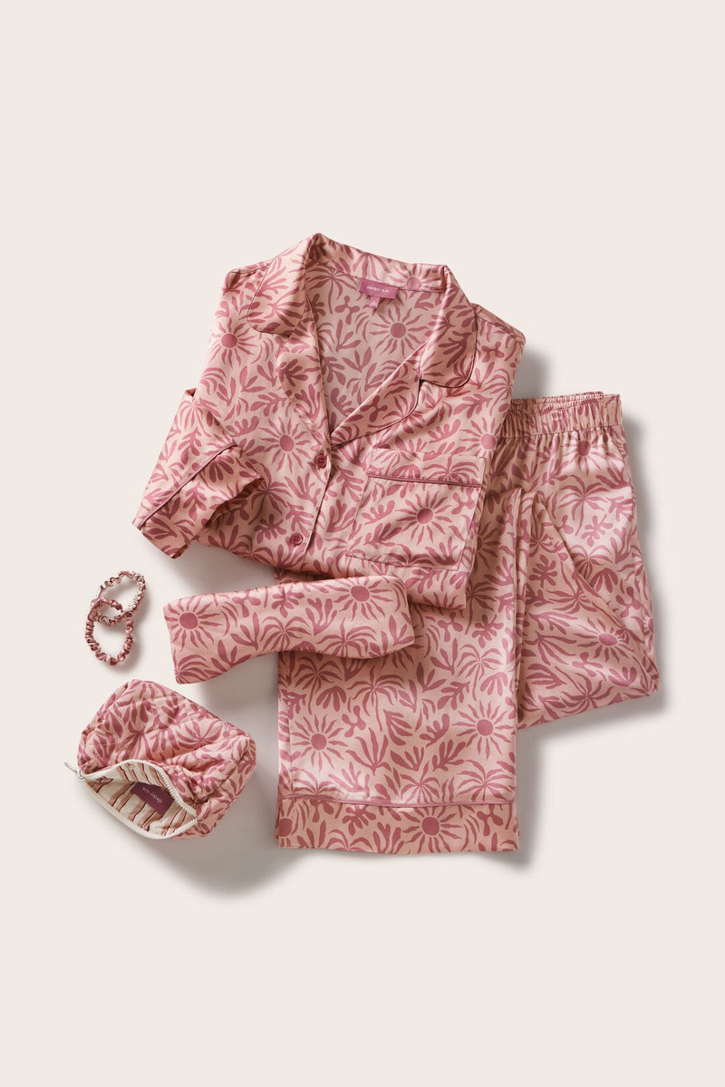 Eberjey x ILIA - Printed Washable Silk Scrunchie 2 Pack 4